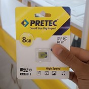 تصویر رم میکرو 8 گیگ PRETEC سرعت بالا 80MB ارسال رایگان 