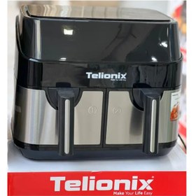 تصویر سرخ کن بدون روغن دوقلو تلیونیکس مدل4407 Telenix twin oil-free fryer model 4407