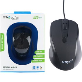 تصویر ماوس رویال R-M257 باسیم Mouse Royal R-M257 Wired