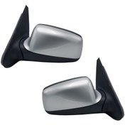 تصویر آینه برقی پژو SLX نقره ای کاوج چپ و راست (جفت) 