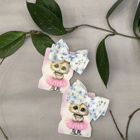 تصویر پاپیون مو کودک رویا(جفتی) 