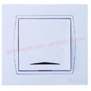 تصویر کلید کولر بکر مدل BEKER Beker switch and socket white Beker model