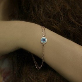 تصویر دستبند نقره چشم و نظر ا Silver bracelet Silver bracelet