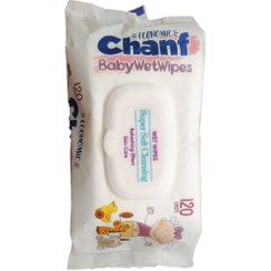 تصویر دستمال مرطوب اكونومیک 120 عددی چانف Chanf Wet wipes code: 209