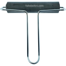 تصویر غلطک چاپ فلزی سایز ۱۵ سانتی‌متر 