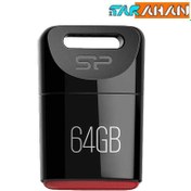 تصویر فلش مموری سیلیکون پاور مدل تی 06 با ظرفیت 64 گیگابایت Touch T06 USB 2.0 Flash Memory 64GB