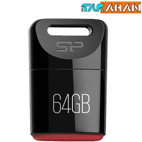 تصویر فلش مموری سیلیکون پاور مدل تی 06 با ظرفیت 64 گیگابایت Touch T06 USB 2.0 Flash Memory 64GB