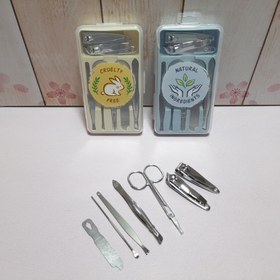 تصویر ست مانیکور استیل - آبی 