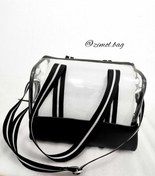 تصویر ساک ورزشی شفاف - مشکی Transparent Duffel bag