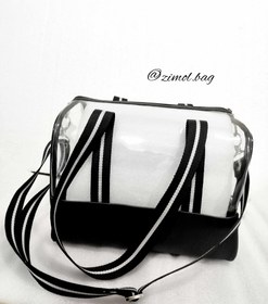 تصویر ساک ورزشی شفاف - مشکی Transparent Duffel bag