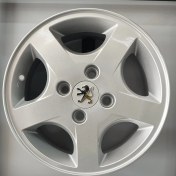 تصویر رینگ چرخ فولادی ایران خودرو سایز ۱۴ مناسب ۲۰۶ و ۲۰۷ 