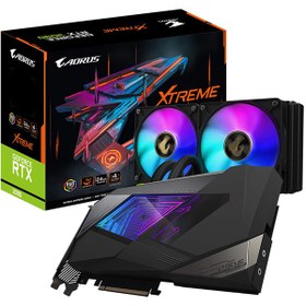 تصویر کارت گرافیک گیگابایت مدل GeForce RTX 3090 XTREME WATERFORCE 24G 