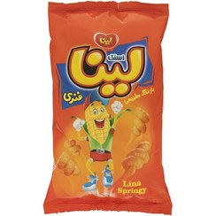 تصویر پفک پنیری فنری لینا 85 گرم 