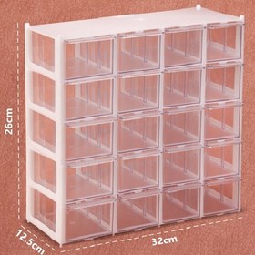 تصویر جعبه ۲۰ کشو نیک سایز ۲ 