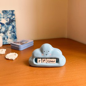 تصویر تقویم سرامیکی ابری 