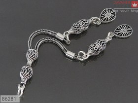 تصویر کرکوش نقره آویز اشکی کد 86281 