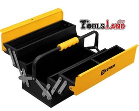 تصویر جعبه ابزار اتومات سه طبقه 50 سانت کنزاکس مدل  KTB 1503 tool box Kenzax 50 cm 3 floors model KTB 1503