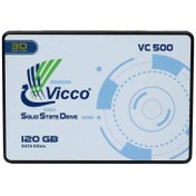 تصویر اس اس دی اینترنال ویکومن مدل VC500 ظرفیت ا Vicco man VC 500 Internal SSD 120+8 GB Vicco man VC 500 Internal SSD 120+8 GB
