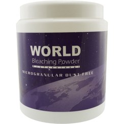 تصویر پودر دکلره سفید 500گرم ورد کالر World White Bleaching Powder 500g