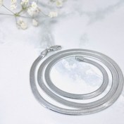 تصویر گردنبند نقره زنانه مدل ماری (هرینگبون) 