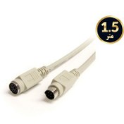 تصویر کابل افزایش طول موس و کیبورد PS2 - 1.5 متر PS2 Mouse Or keyboard Extension Cable