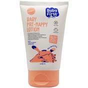 تصویر لوسیون محافظ پای کودک بیبی فرست حجم 125 میلی لیتر Baby First Baby Liquid Talc 125ml