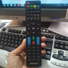 تصویر کنترل تلویزیون ال ای دی ناسیونال بسیار نایاب LED NATIONAL(جایگزین یا مشابه ارسال میگردد) 