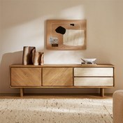 تصویر میز تلویزیون چوبی کایزن 