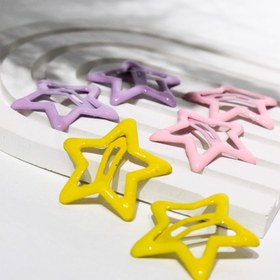 تصویر گیره تق تقی مدل ستاره 