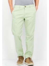 تصویر شلوار چینی مردانه با فیت باریک، رنگ مریم گلی برند selected homme Men Slim Fit Solid Chino Pants, Sage