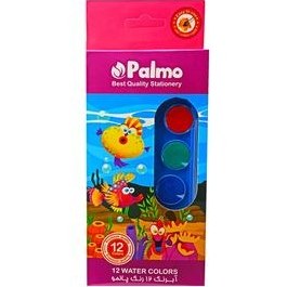 تصویر آبرنگ 12 رنگ پالمو کد 007 