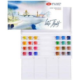 تصویر آبرنگ 24 رنگ سن پترزبورگ مدل Artist کد 1942017 