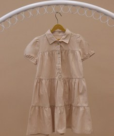 تصویر پیراهن دخترونه لینن NZDE 