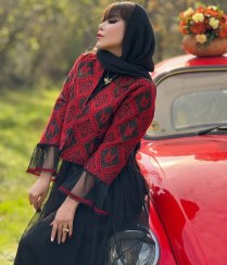 تصویر کت و دامن زنانه یلدایی مدل یسنا 