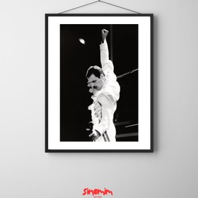 تصویر تابلو فردی مرکوری - A5: 15x21cm / بژ 