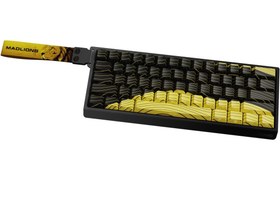 تصویر کیبورد Madlions mad68 he زرد مشکی 