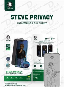 تصویر گلس حریم شخصی iPhone 13 Pro Max مدل Green 10 in 1 Pack 2.5D 9H Steve Glass Privacy 0.2mm ا Apple iPhone 13 Pro Max Green Lion 10 in 1 Pack 2.5D 9H Steve Glass Privacy 0.2mm Apple iPhone 13 Pro Max Green Lion 10 in 1 Pack 2.5D 9H Steve Glass Privacy 0.2mm