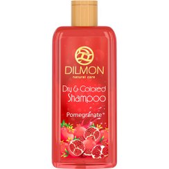 تصویر شامپو موهای رنگ شده عصاره انار 300میل دیلمون Dilmon Pomegranate Extract Hair Shampoo 300ml