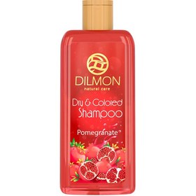 تصویر شامپو موهای رنگ شده عصاره انار 300میل دیلمون Dilmon Pomegranate Extract Hair Shampoo 300ml