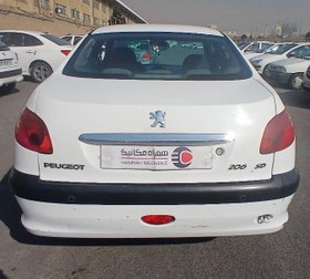 تصویر پژو 206 صندوقدار مدل 1396 ا V8 V8