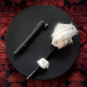 تصویر شمنیک درام پوست طبیعی مدل کوک بادی مشکی 