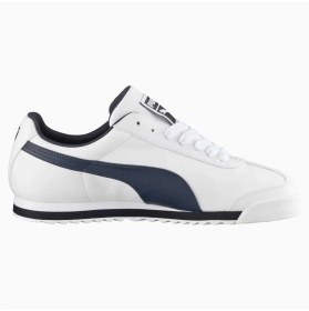 تصویر کفش ورزشی مردانه پوما Puma 353572-12 Puma Roma Basic Men's Sports Shoes white-new navy 