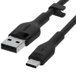 تصویر کابل USB-C به USB-A (2 متری) بلکین مدل CAB008bt2MBK CAB008bt2MBK