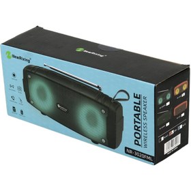 تصویر اسپیکر بلوتوثی NEWRIXING مدل NR3020 - آبی NEWRIXING Bluetooth Speaker Model NR3020