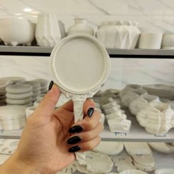 تصویر آینه دسته دار بیس خام