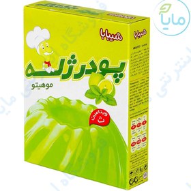 تصویر پودر ژله موهیتو 100 گرمی شیبابا 