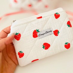 تصویر کیف آرایش موسلین مامی بگ و بی بی بگ توت فرنگی و آلبالو 