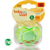 تصویر پستانک نوک گرد شفاف بی بی لند 0 تا 6 ماه مدل 383 ا Baby Land hazelnut Pacifier 0-6m Baby Land hazelnut Pacifier 0-6m