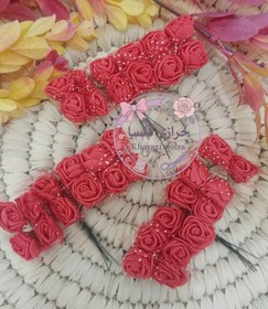 تصویر گل فومی رنگ قرمز 