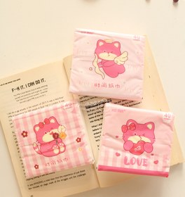 تصویر دستمال کاغذی طرح دار تدی 